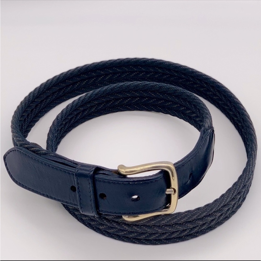 TRAFALGAR GOLF WOVEN LEATHER BELT